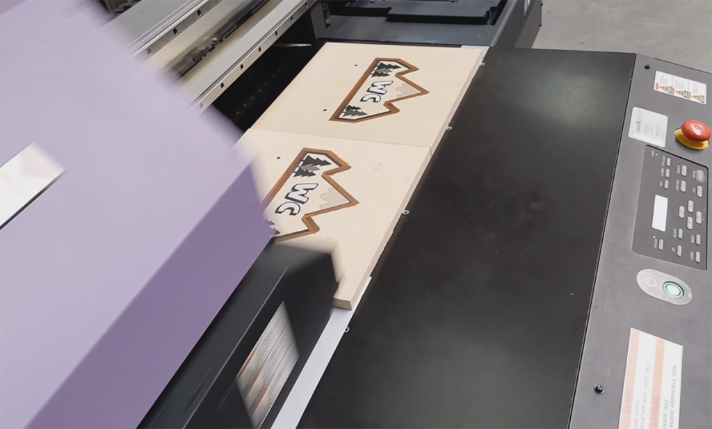 Printen op hout