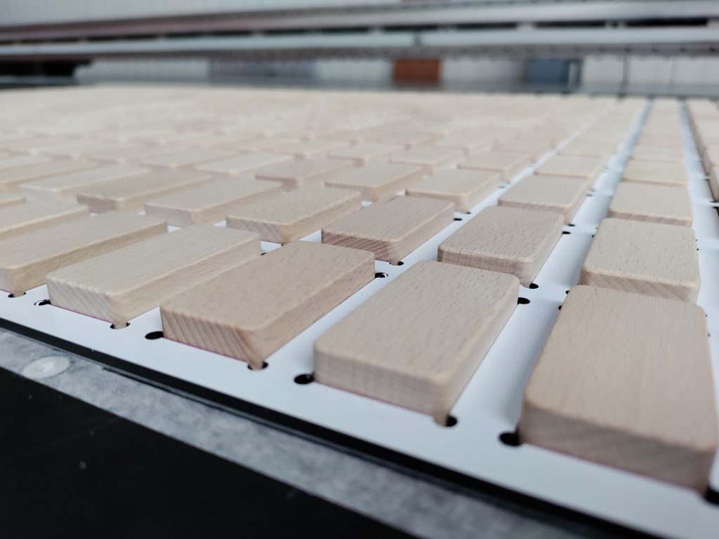 Houten blokjes printen