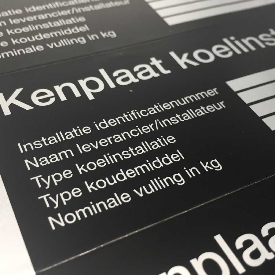 Hittebestendige stickers printen