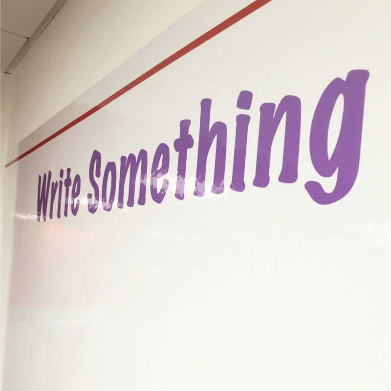 Whiteboard sticker voorbeeld
