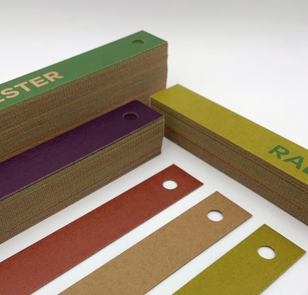 kraft karton labels op maat