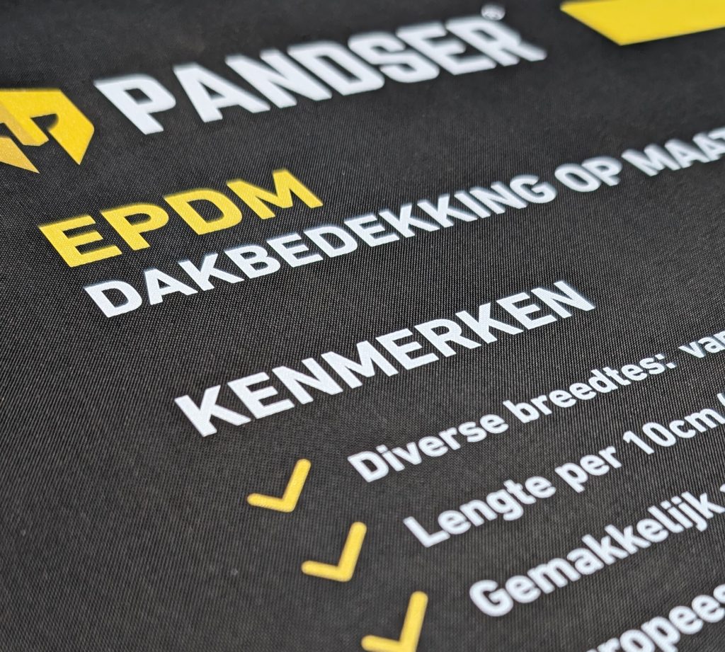 EPDM rubber bedrukt op maat