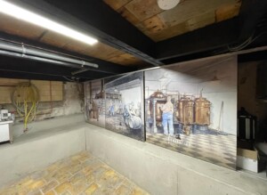 Houten panelen bedrukt voor ontwerp bureau By Frank.