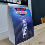 Popup tafelkaart op maat