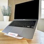 Bedrukte kartonnen laptop standaard met eigen logo