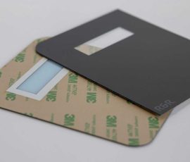 Bedrukt bedieningspaneel van PETG kunststof