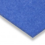 Blauw PET vilt plaat snijden op maat