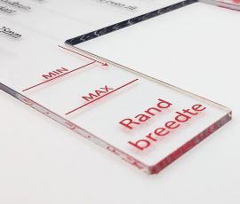Closeup van een Pizza Grading Tool